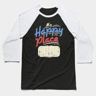 My Happy Place - Ice Hockey Player Gift Baseball T-Shirt